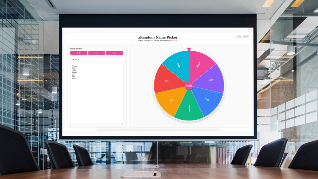 xRandom Name Picker: Free Tool for Fair Random Selection